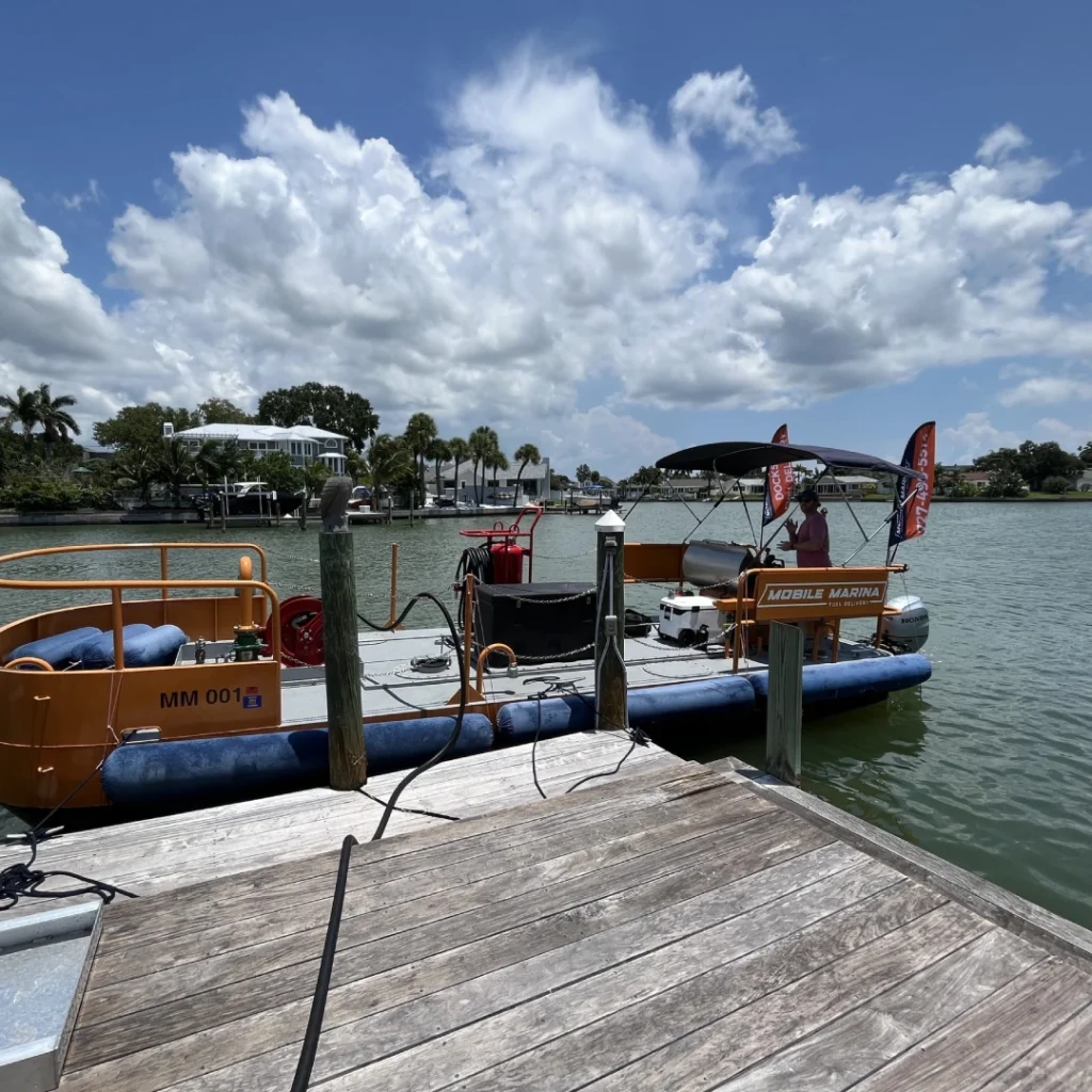 a boat on the water