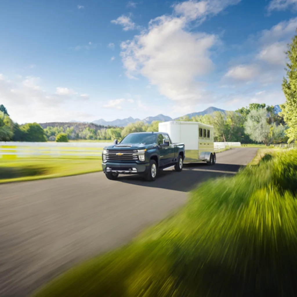 a truck on the road