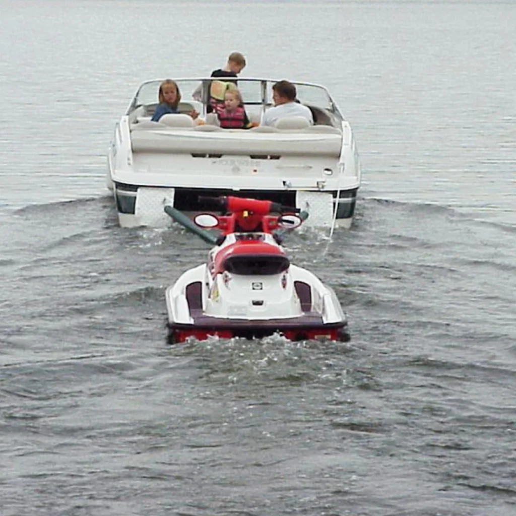 a boat with people on it